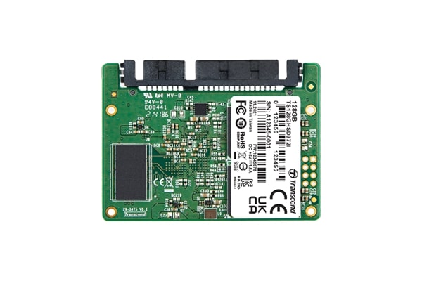 Memory 16GB, Half Slim SSD, SATA3, MLC WD-15, Wide Temp TS16GHSD372I