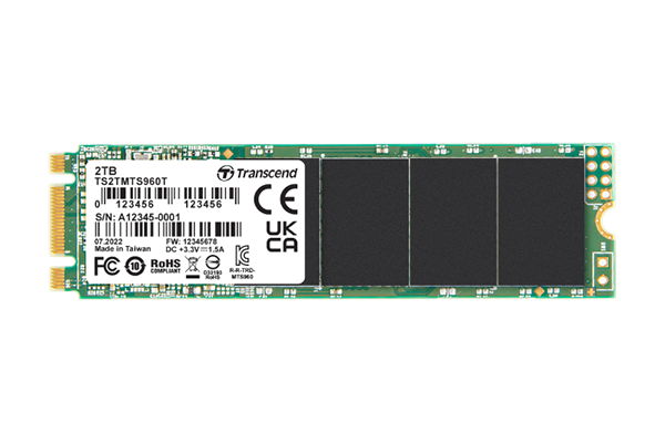 1TB, M.2 2280 SSD, SATA3 B+M Key, 3D TLC BiCS5, DRAM-less