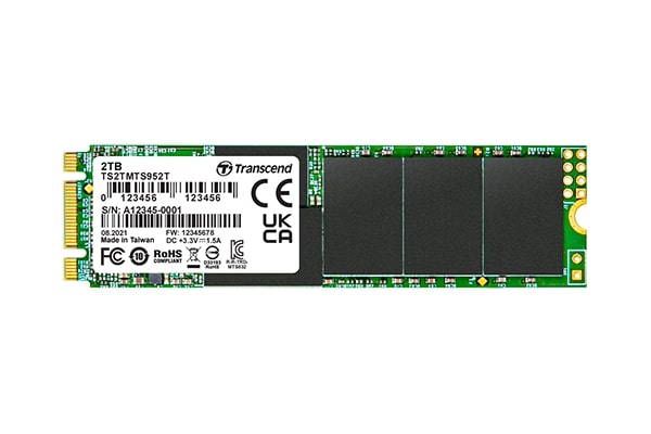 Memory 1TB, M.2 2280 SSD, SATA3 B+M Key, 3D TLC BiCS4, PE: 3K TS1TMTS952T
