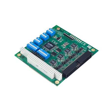 SCHEDA CA-114-T PC/104 BUS WITH 4-PORT RS-232/422/485 MODULE, -40 TO 85°