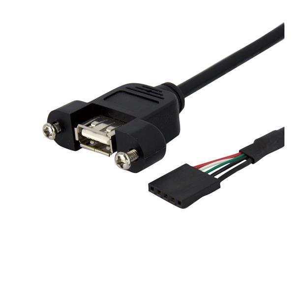 Startech.com USBPNLAFHD3 Cavo USB a pannello 91 cm - Cavo USB A a collettore scheda madre F/F (USBPNLAFHD3)