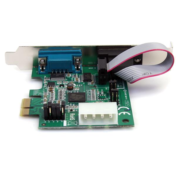 Scheda Adatt Seriale PCI express PCIe Nativa a 2 porte RS-232 con 16950 UART