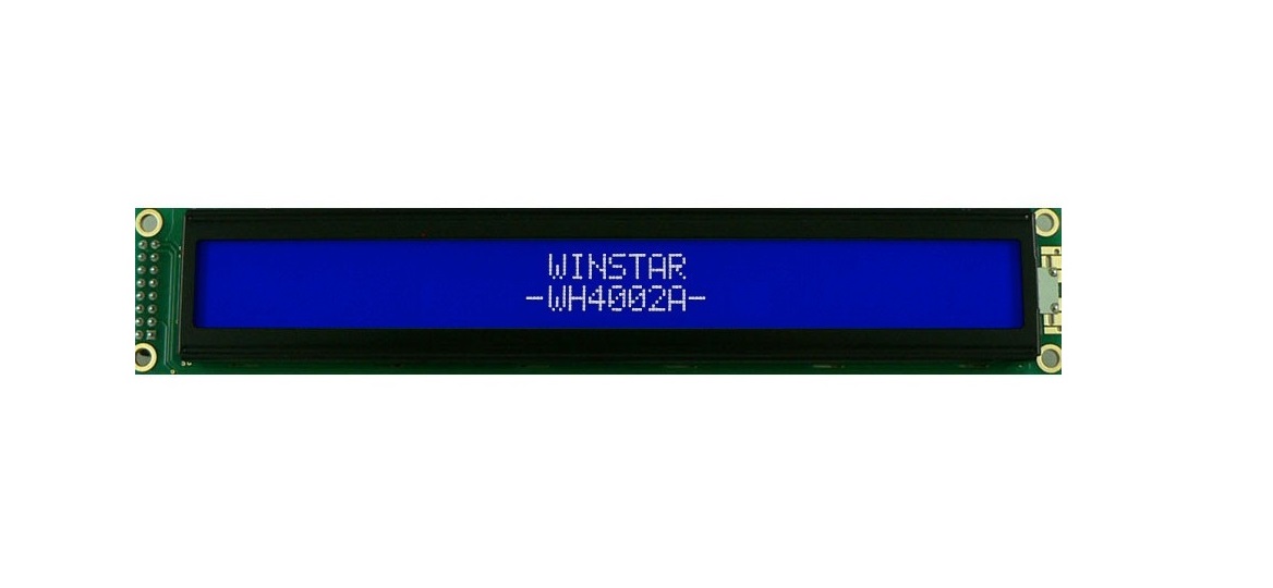 DISPLAY WH4002A-TMI-JT# 40X2 CHR LED W STN BLU