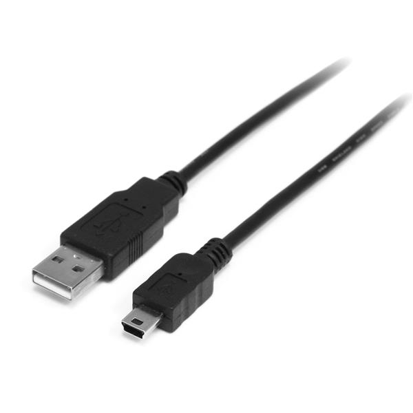 Startech.com USB2HABM1M 1m Mini USB 2.0 Cable - 1 Meter A to Mini B - M/M - USB 2.0 A to Mini Cord (USB2HABM1M)