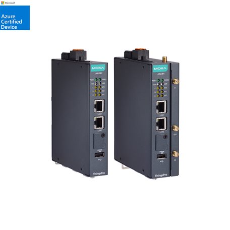 Advanced IIoT Gateway AIG-300 Azure IoT Edge Moxa AIG-301-US-AZU-LX