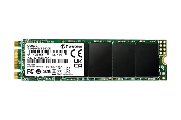 Memory 120GB, M.2 2280 SSD, SATA3 B+M Key, TLC TS120GMTS820S