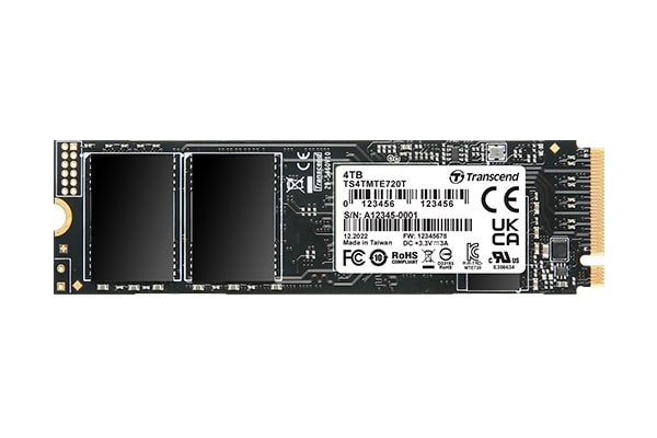Memory 1TB, M.2 2280, PCIe Gen4x4, NVMe, 3D TLC BiCS5, PE: 3K, extended temp. TS1TMTE720T