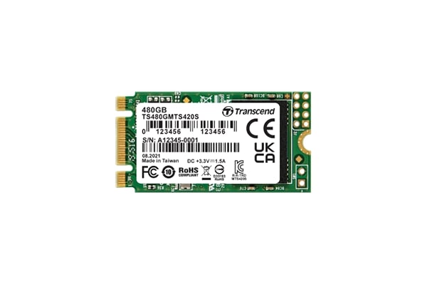 Memory 480GB, M.2 2242 SSD, SATA3 B+M Key, TLC TS480GMTS420S