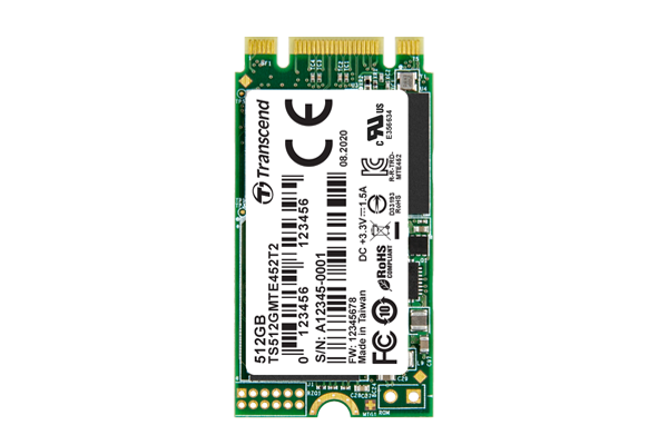 128GB, M.2 2242, PCIe Gen3x2, B+M Key, 3D TLC BiCS4, PE: 3K, 30u”