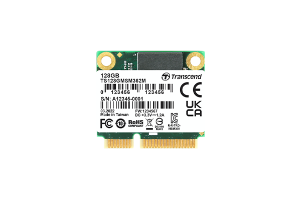 128GB, mSATA mini SSD, SATA3, MLC WD-15