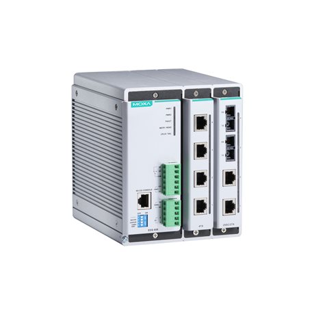Compact Modular Managed Ethernet Switch EDS-600 8-port T Moxa EDS-608-T