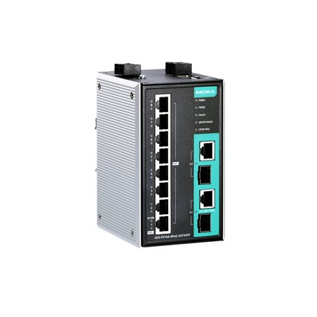 PoE Managed EDS-P500 10-port T Moxa EDS-P510A-8PoE-2GTXSFP-T
