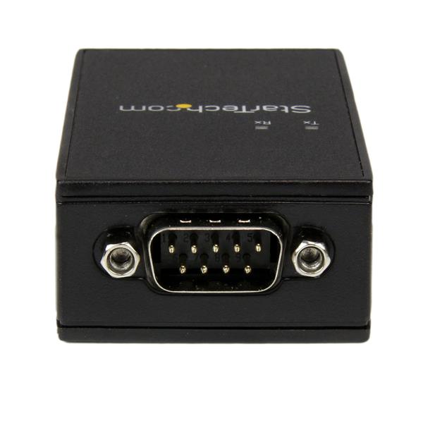 Industrial USB to RS232 serial adapter with 1 port and 5 KV isolation