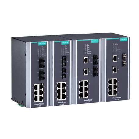 PT DIN-Rail PT-500 8-Port Moxa PT-508-SS-SC-48