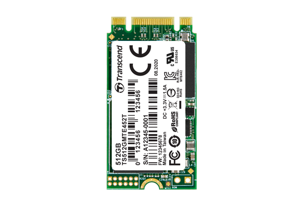 128GB, M.2 2242, PCIe Gen3x2, B+M Key, 3D TLC BiCS4, PE: 3K