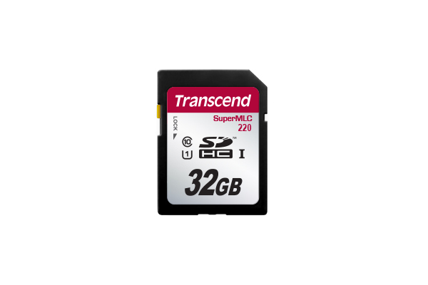 Memory 32GB SD Card U1, SuperMLC TS32GSDC220