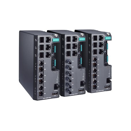EDS Managed EDS-4000 9-port T Moxa EDS-4009-3SSC-LV-T