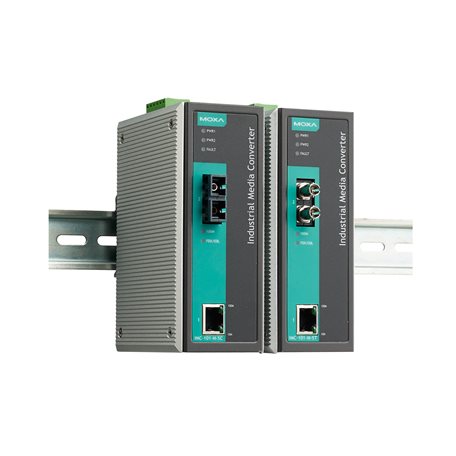 ME Fast-Ethernet IMC-101 Multi, ST Moxa IMC-101-M-ST-T-IEX