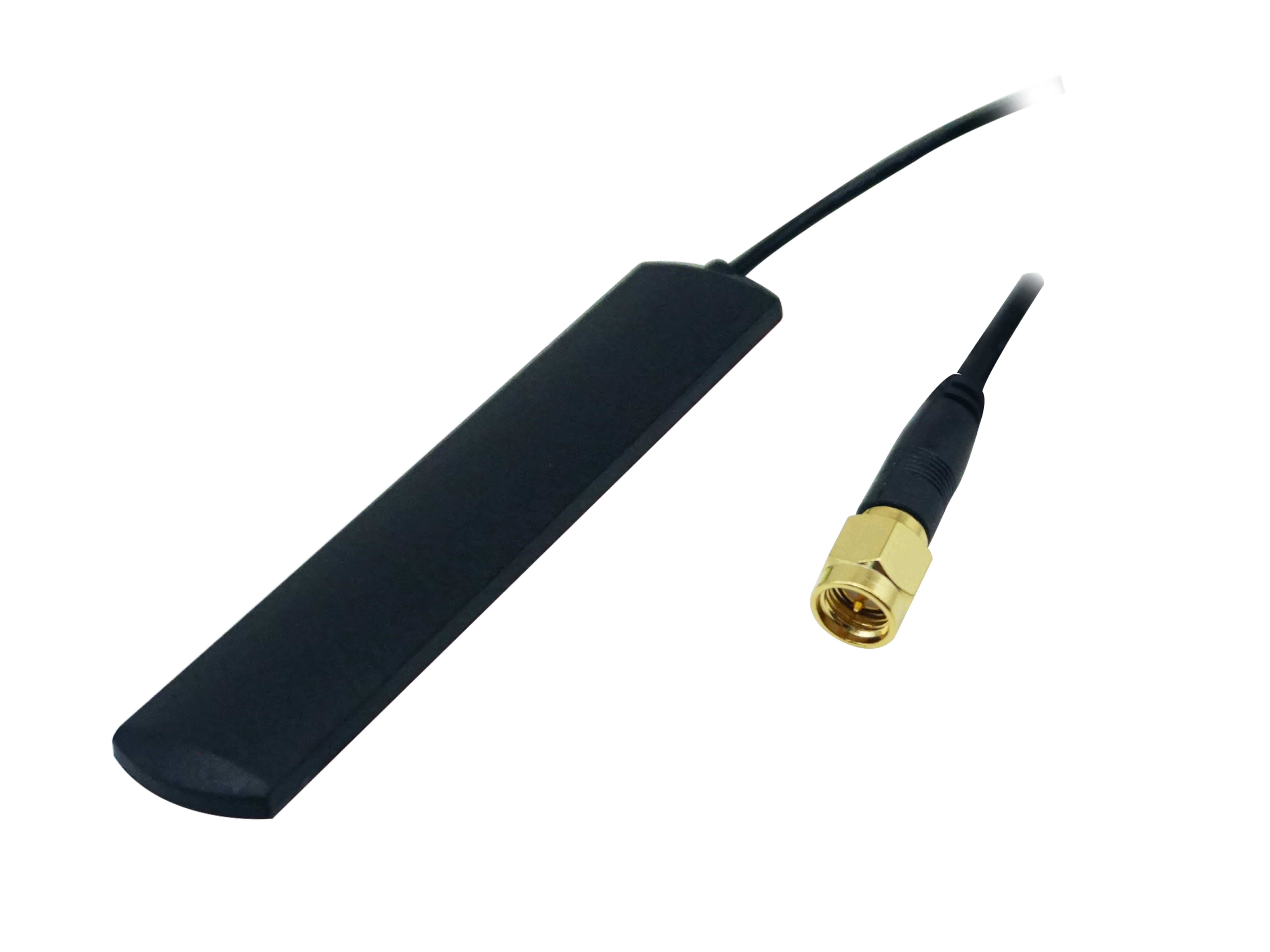 Antenna E003083: 4G Cellular Adhesive Antenna, SMA-M, 824-960/1710-2690