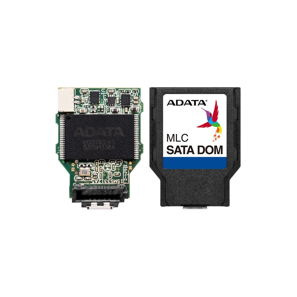 MEMORIA SATA DOM MLC 008G 0~70°C 3K PE cycle Horizontal, with HSG DRAM L