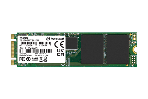 256GB, M.2 2280 SSD, SATA3 B+M Key, MLC, SEC-14