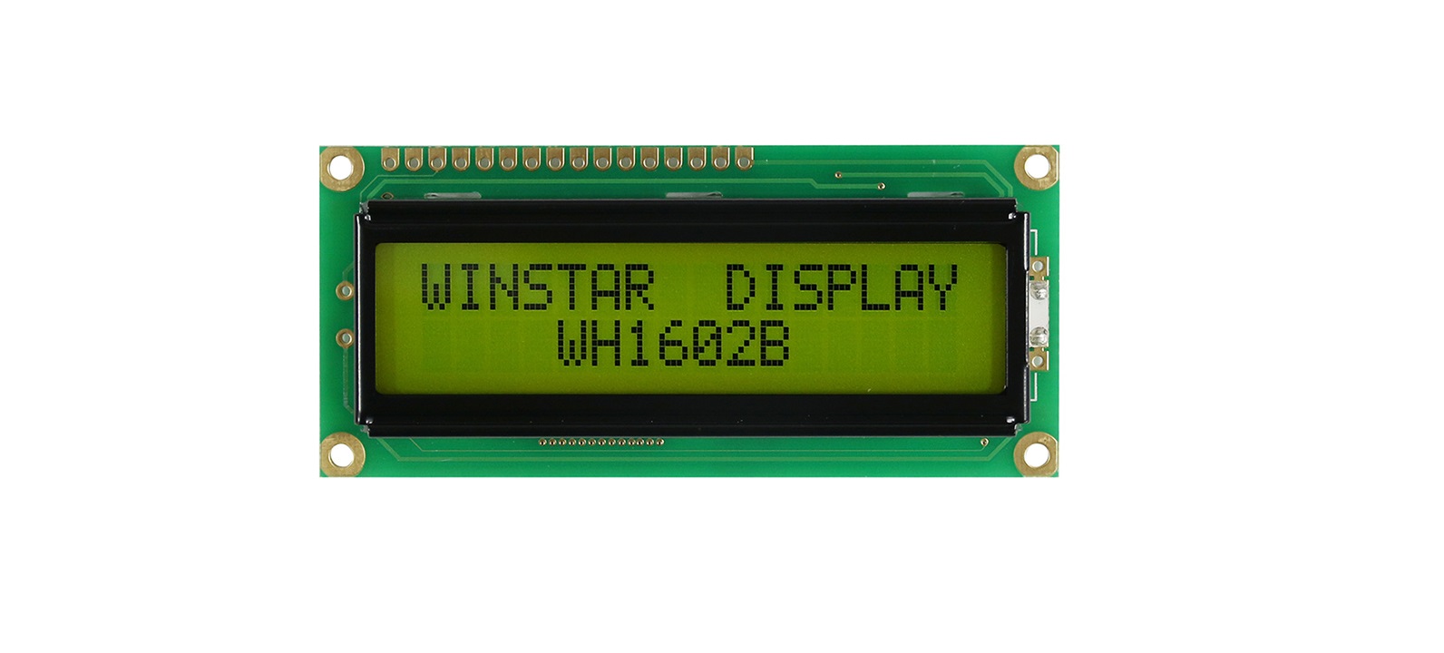 DISPLAY WH1602B-YYH-JT# 16X2 CHR LED Y STN Y