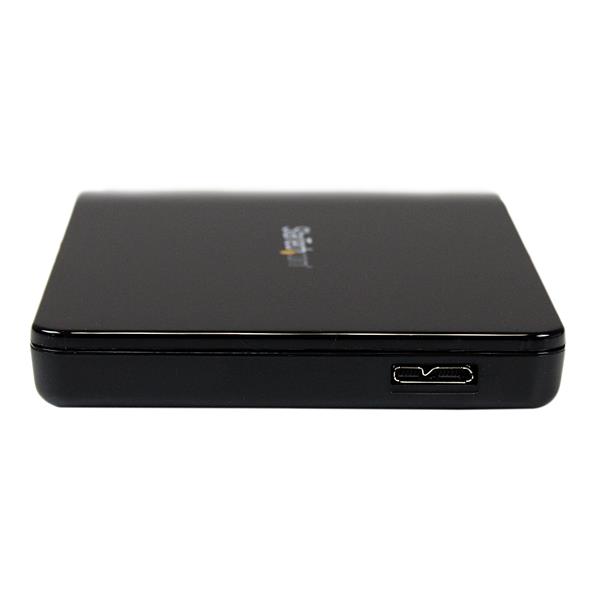 Startech.com S2510BPU33 2.5in USB 3.0 External SATA III SSD Hard Drive Enclosure with UASP – Portable External USB HDD with Tool-less Installation (S2510BPU33)