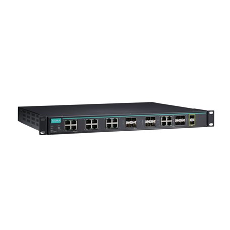 Core switch ICS-G7800A 26-Port Front T Moxa ICS-G7826A-2XG-HV-HV-T