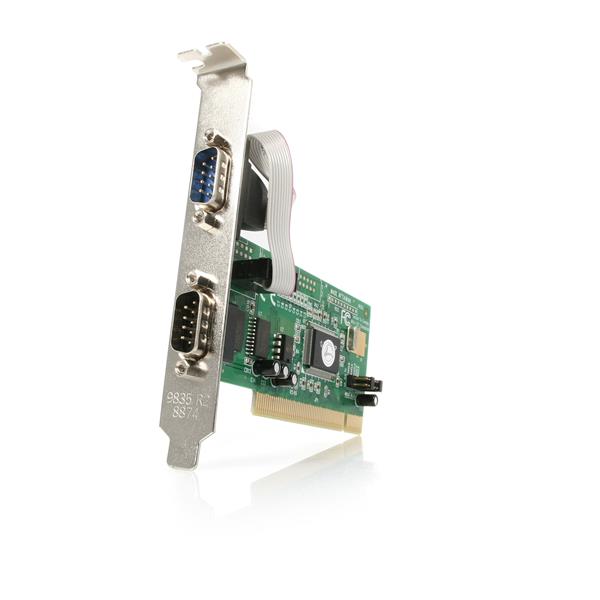 PCI 2-Port RS-232 Serial Card with 16550 UART