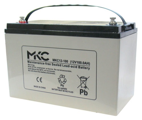 Batteria al piombo ricaricabile 12V 120Ah M8 ciclica MKC