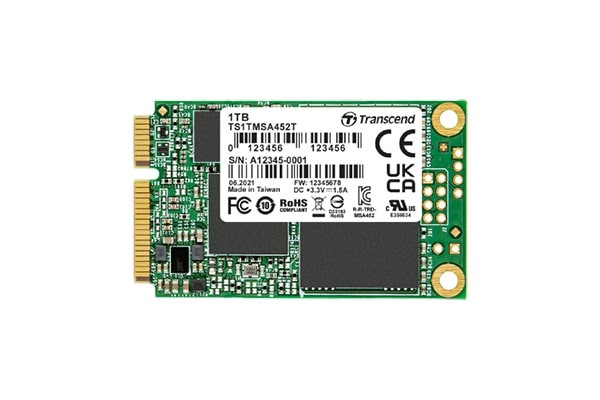 MEMORIA 512GB, mSATA SSD, SATA3, 3D TLC BiCS4, PE: 3K TS512GMSA452T