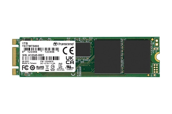 Memory 256GB, M.2 2280 SSD, SATA3  B+M Key, MLC, Wide Temp. TS256GMTS800I