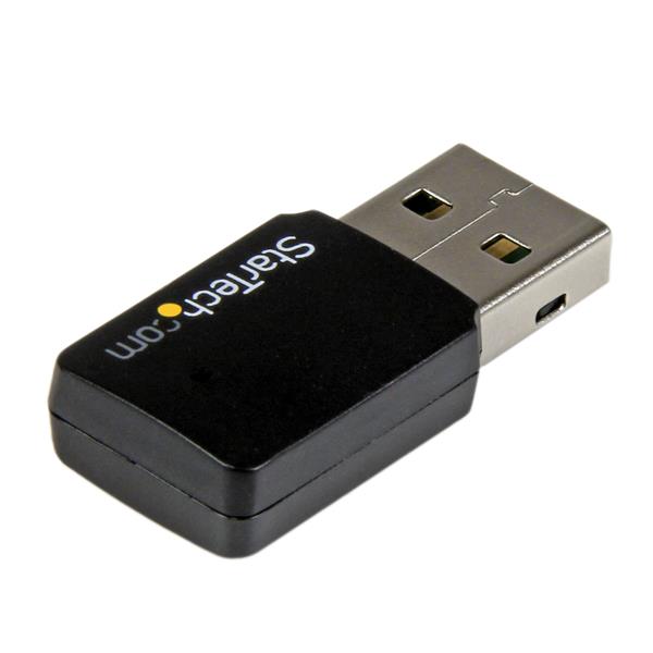 Startech.com USB433WACDB USB 2.0 AC600 Mini Dual Band Wireless-AC Network Adapter - 1T1R 802.11ac WiFi Adapter - 2.4GHz / 5GHz USB Wireless (USB433WACDB)