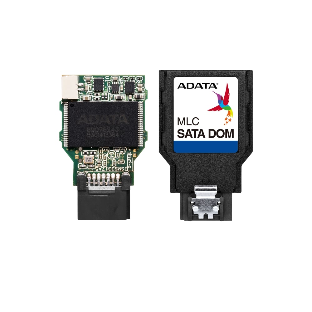 MEMORIA SATA DOM MLC 128G 0~70°C 3K PE cycle Vertical, with HSG DRAM Les