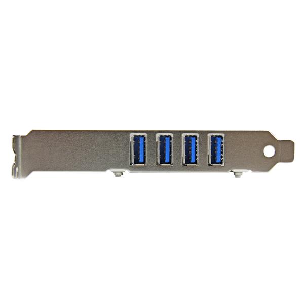 Startech.com PEXUSB3S4V 4-Port PCI Express SuperSpeed USB 3.0 Controller Card with UASP - 5Gbps - USB 3.0 Expansion Card with SATA Power (PEXUSB3S4V)