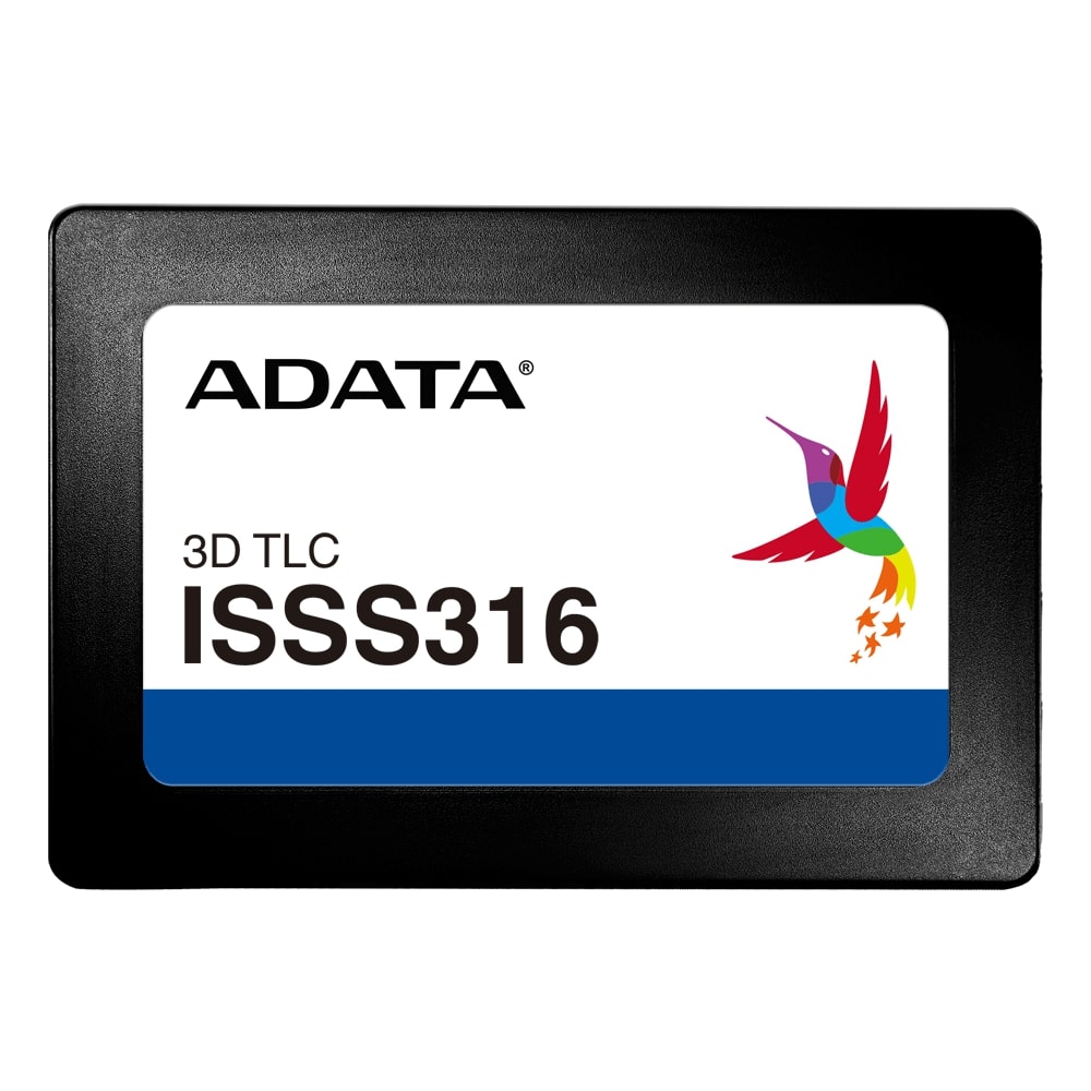 Memory Adata SATA 2.5" 3D TLC 256G 0~70°C 1.5K P/E Cycle DRAM Less ISSS316-256GD_14800153