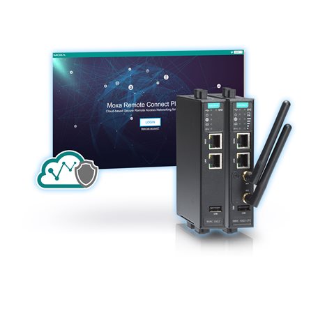 PC MRC-1002-LTE-US-T MOXA REMOTE CONNECT GATEWAY WITH 1 LTE CELLULAR POR