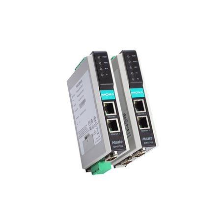 PLC Gateway Ethernet/IP Gateway 1 Port Moxa MGate EIP3170I-T