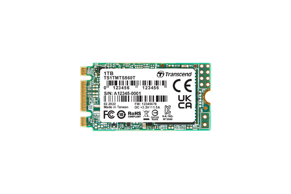 512GB, M.2 2242 SSD, SATA3 B+M Key, 3D TLC BiCS5, DRAM-less, PE: 3K