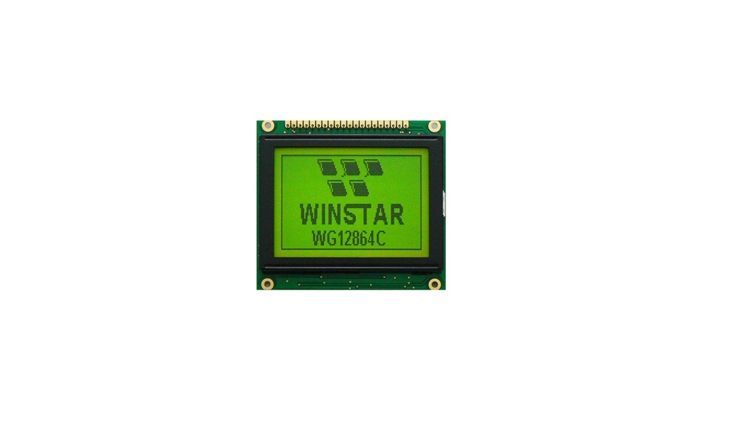 DISPLAY WG12864C-YYH-TE#N 128X64 GRPH LED YE STN