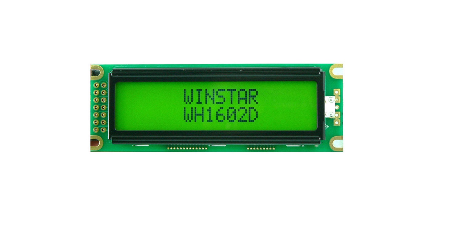 DISPLAY WH1602D-YYH-JT# 16X2 CHR LED YE STN Y WT