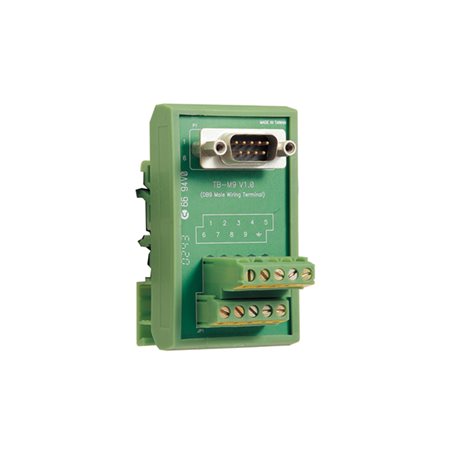 KIT TB-F9 DB9 FEMALE DIN-RAIL WIRING TERMINAL
